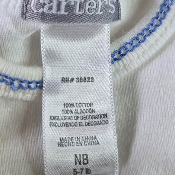 Blue and White Baby Onesie Set - Picture 5 of 10